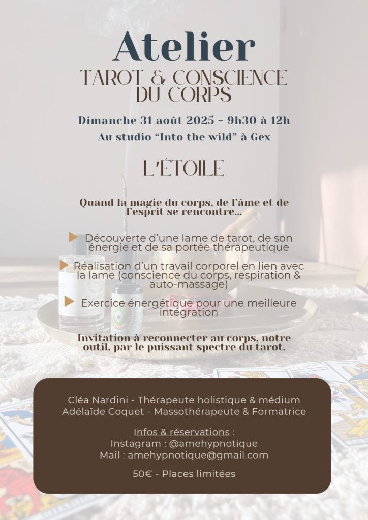 Atelier tarot & conscience du corps