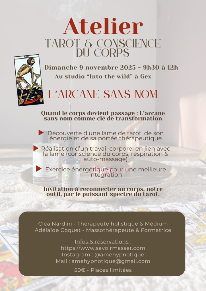 Tarot & conscience du corps: l'arcane sans nom
