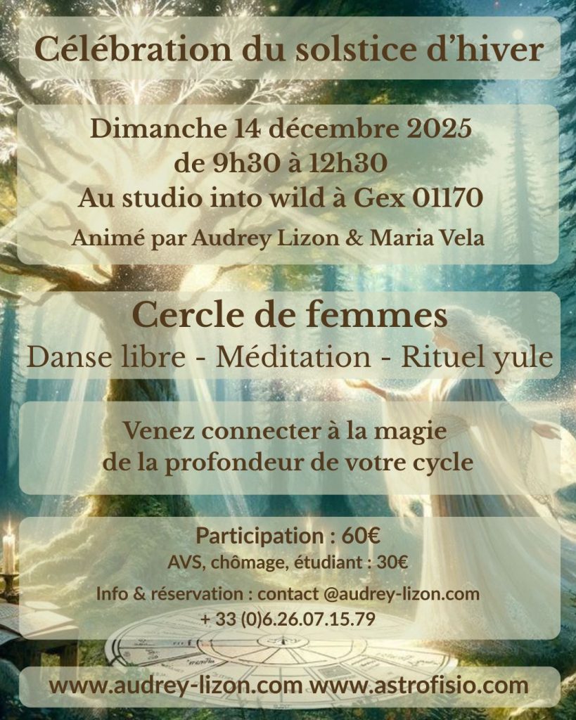 Cercle de femme - célébration du solstice d'hiver