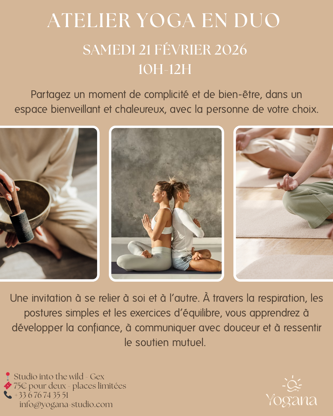 Atelier Yoga en duo