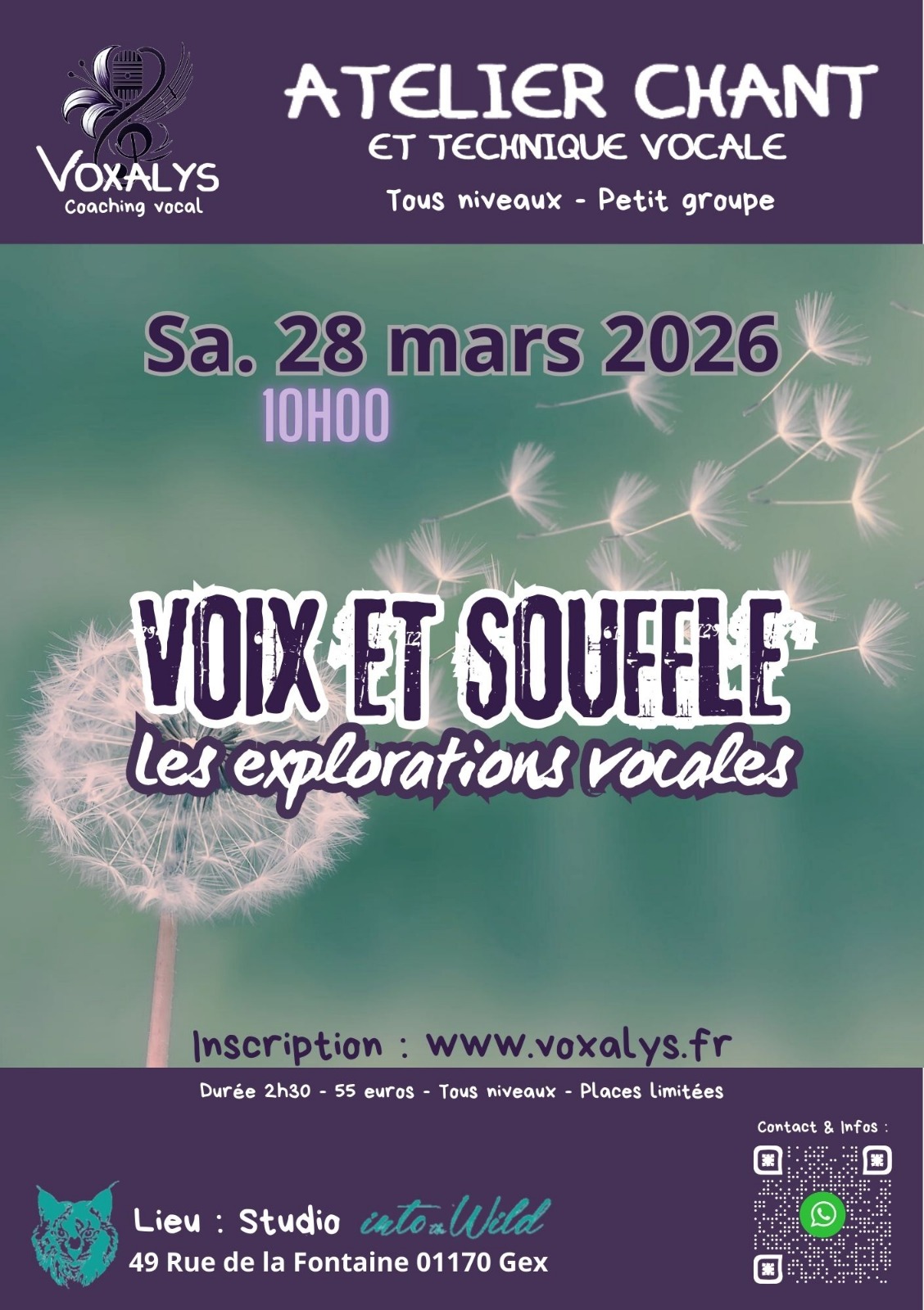 Les explorations vocales | Voix et souffle